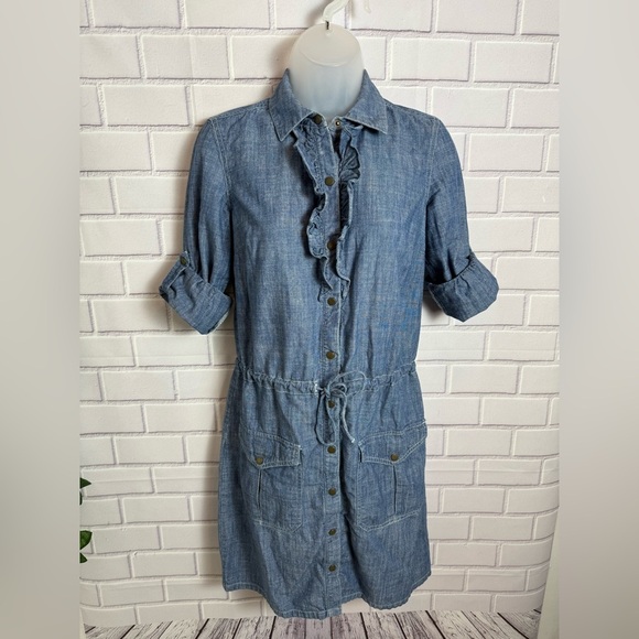 TOMMY HILFIGER Denim Button-Up Dress/size S - Picture 1 of 11